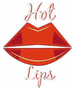 Picture of Hot Lips Machine Embroidery Design