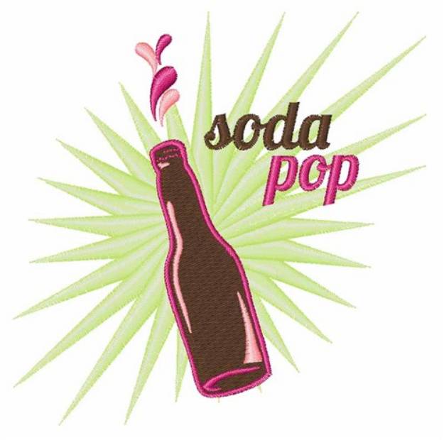 Picture of Soda Pop Machine Embroidery Design