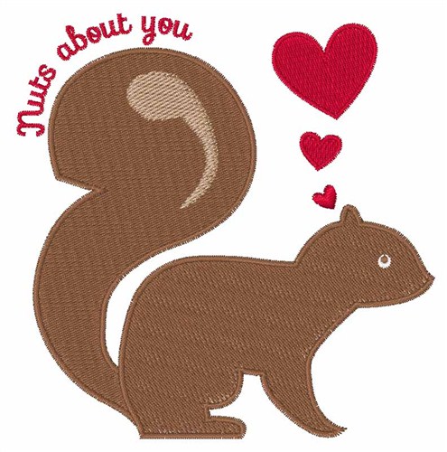 Nuts About You Machine Embroidery Design