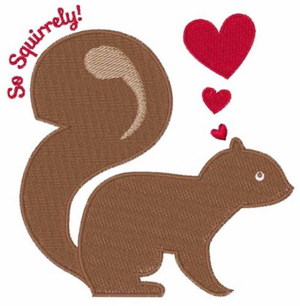 Picture of So Squirrely Machine Embroidery Design