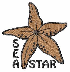 Picture of Sea Star Machine Embroidery Design
