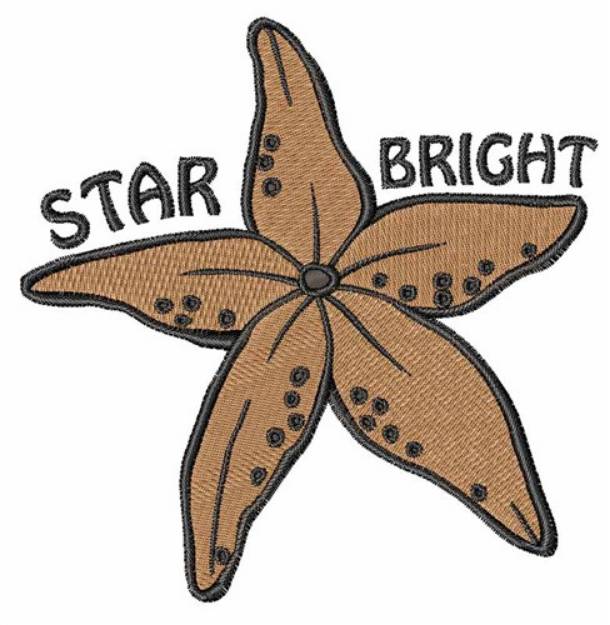 Picture of Star Bright Machine Embroidery Design