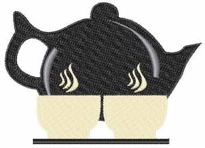 Picture of Teapot Machine Embroidery Design