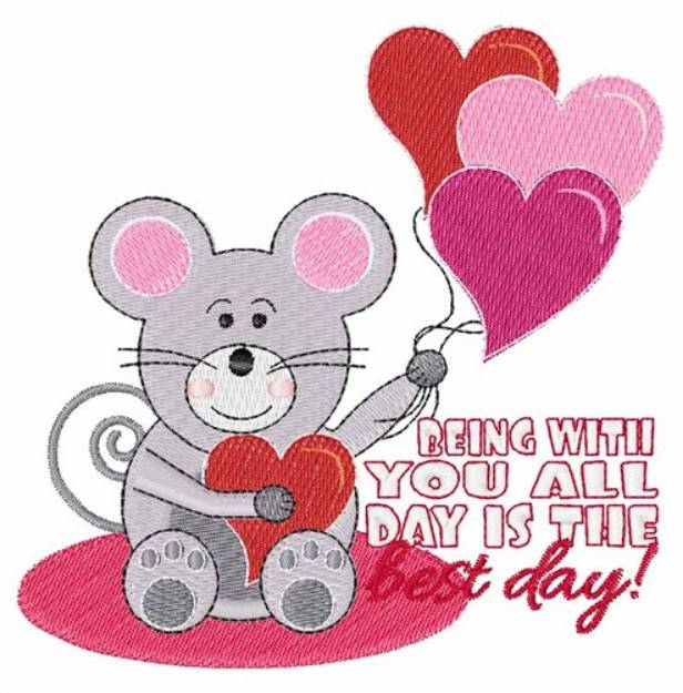 Picture of The Best Day Machine Embroidery Design