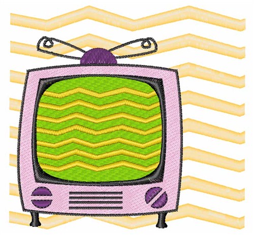 Television Machine Embroidery Design
