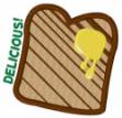 Picture of Delicious Toast Machine Embroidery Design