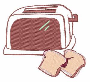 Picture of Toast And Toaster Machine Embroidery Design
