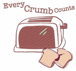 Picture of Every Crumb Counts Machine Embroidery Design