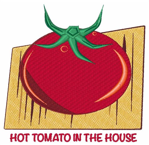 Hot Tomato Machine Embroidery Design