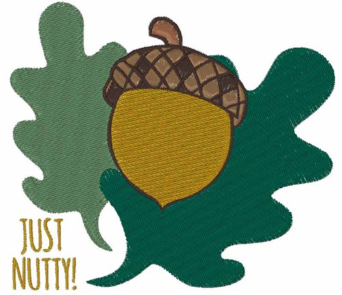 Just Nutty Machine Embroidery Design