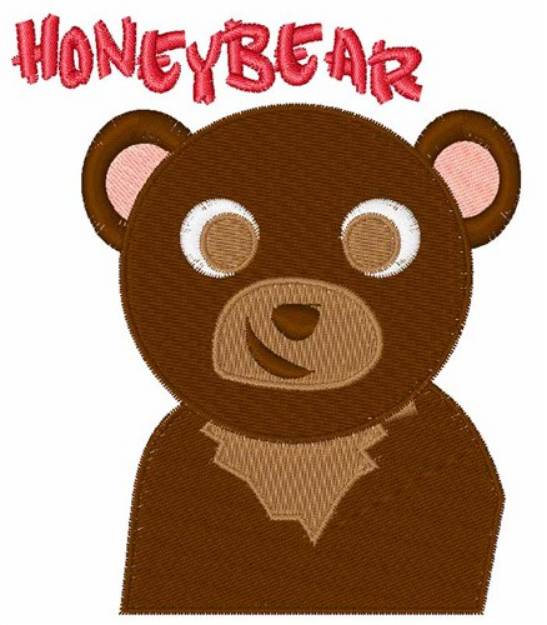 Picture of Homeybear Machine Embroidery Design