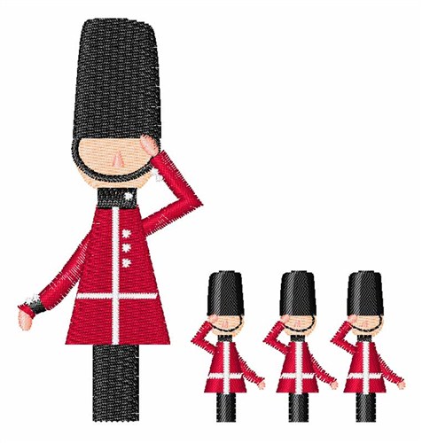 Beefeaters Machine Embroidery Design