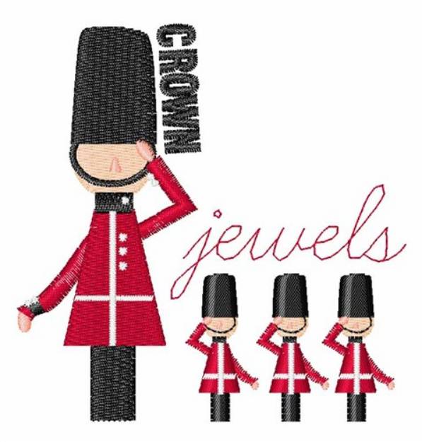 Picture of Crown Jewels Machine Embroidery Design