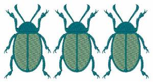 Picture of Beetle Machine Embroidery Design