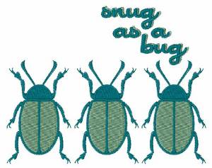 Picture of Sung As A Bug Machine Embroidery Design