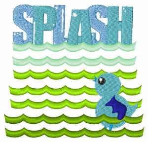 Picture of Splash Machine Embroidery Design