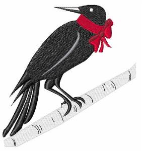 Picture of Black Bird Machine Embroidery Design