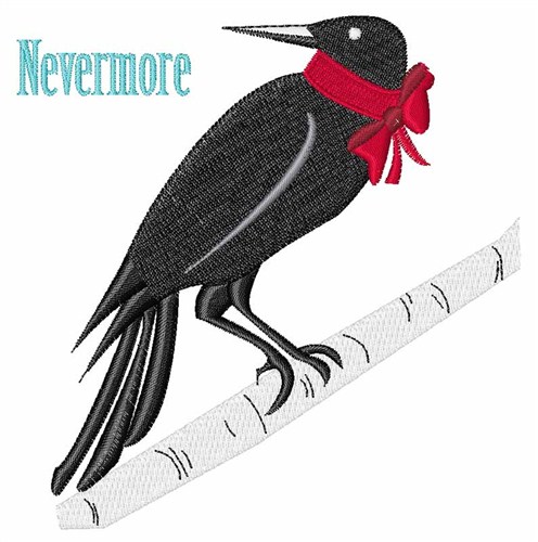 Nevermore Machine Embroidery Design