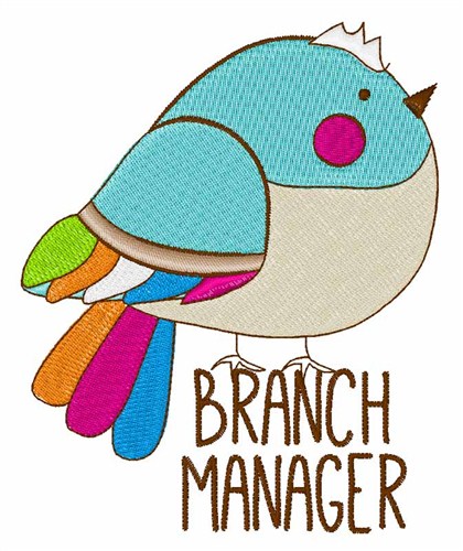 Branch Manager Machine Embroidery Design
