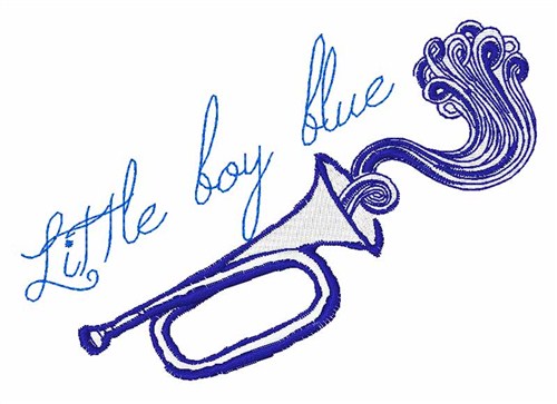 Little Boy Blue Machine Embroidery Design