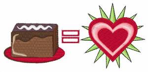 Picture of Brownie Love Machine Embroidery Design