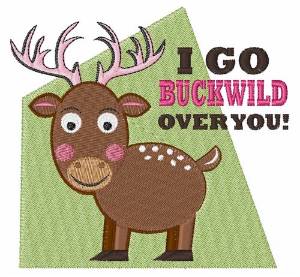 Picture of Go Buckwild For You Machine Embroidery Design