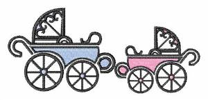 Picture of Buggy Machine Embroidery Design