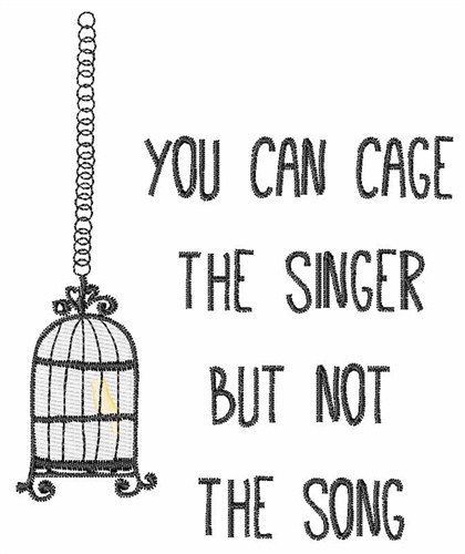 Cage The Singer Machine Embroidery Design