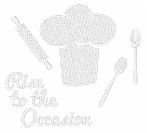Rise To The Occasion Machine Embroidery Design