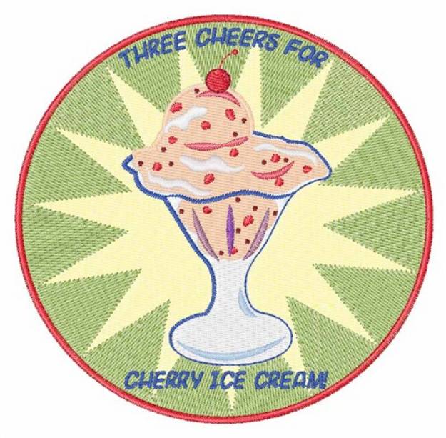 Picture of Cheers For Ice Crean Machine Embroidery Design
