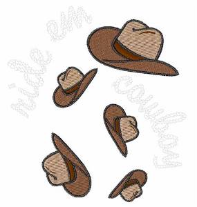 Picture of Ride Em Cowboy Machine Embroidery Design