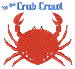 Picture of Crab Crawl Machine Embroidery Design