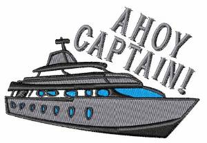Picture of Ahoy Captain Machine Embroidery Design