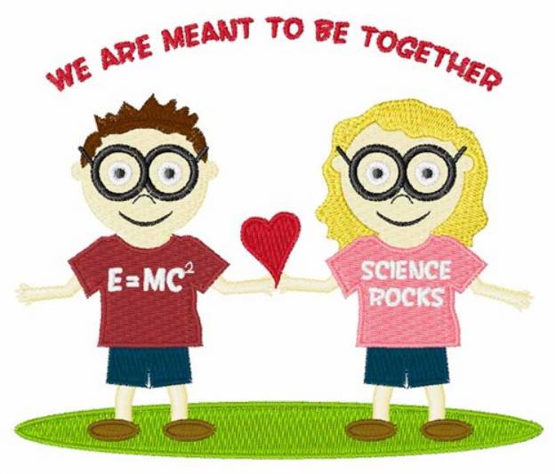 Picture of Meant To Be Together Machine Embroidery Design