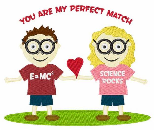 Picture of My Perfect Match Machine Embroidery Design