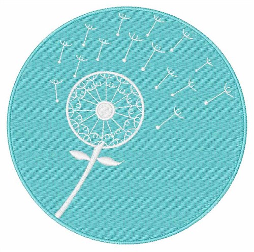 Dandelion Machine Embroidery Design