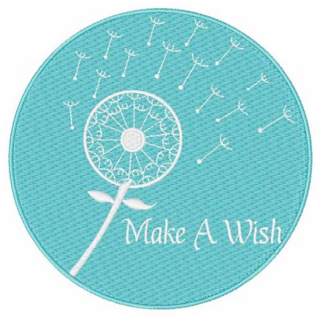 Picture of Make A Wish Machine Embroidery Design