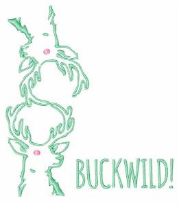 Picture of Buckwild Machine Embroidery Design