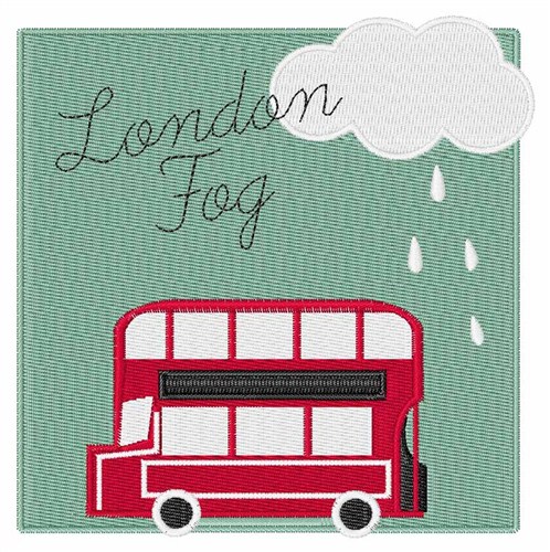 London Fog Machine Embroidery Design