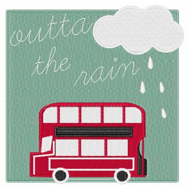 Picture of Outta The Rain Machine Embroidery Design