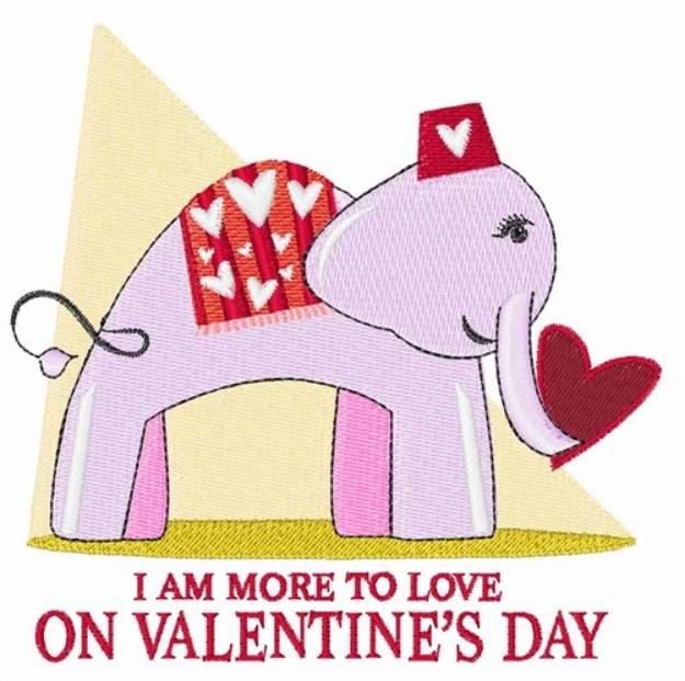 Picture of On Valentines Day Machine Embroidery Design