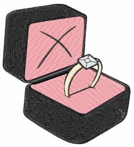 Picture of Wedding Ring Machine Embroidery Design