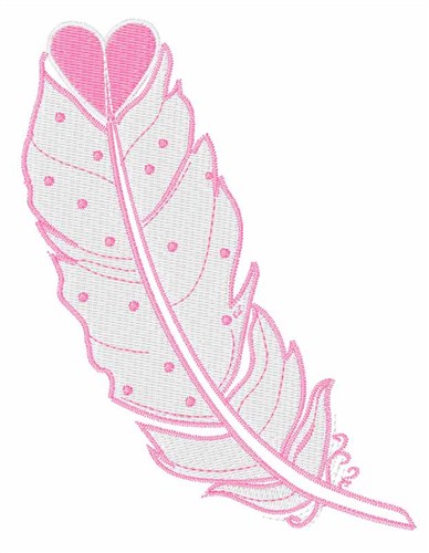 Feather Machine Embroidery Design