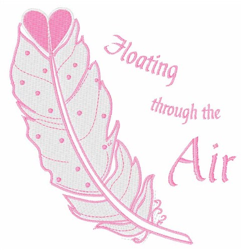 Floating Through The Air Machine Embroidery Design