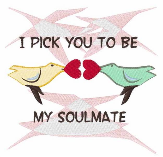 Picture of My Soulmate Machine Embroidery Design