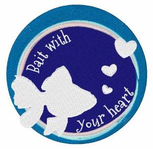 Picture of Bait With Your Heart Machine Embroidery Design