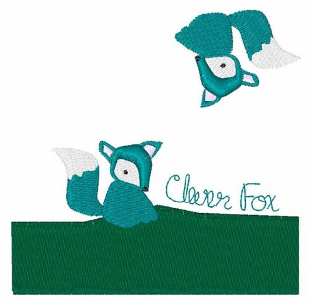 Picture of Clever Fox Machine Embroidery Design