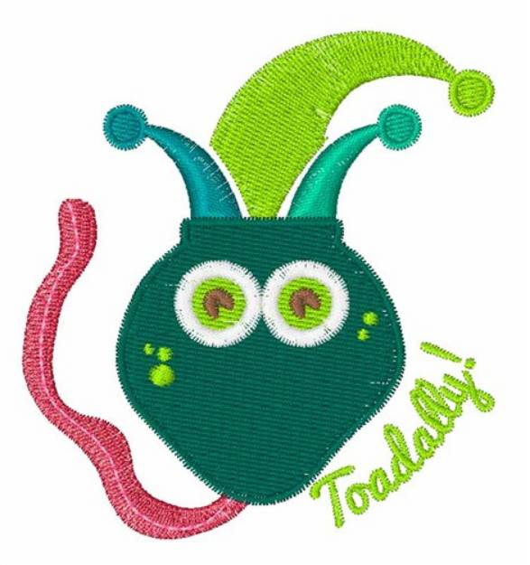 Picture of Toadally Machine Embroidery Design