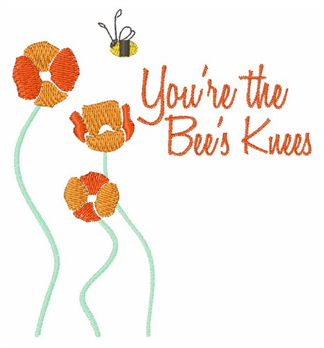 The Bees Knees Machine Embroidery Design