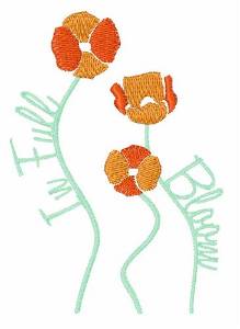 Picture of In Full Bloom Machine Embroidery Design
